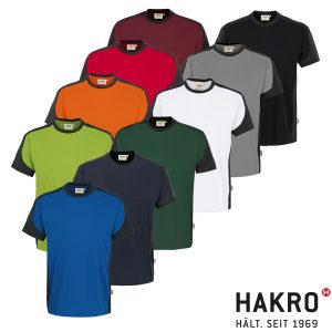 HAKRO T-Shirt Contrast MIKRALINAR® No. 290