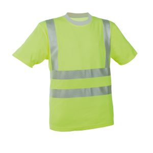 Warnschutz T-Shirt leuchtgelb EN ISO 20471 Klasse 2*RP*