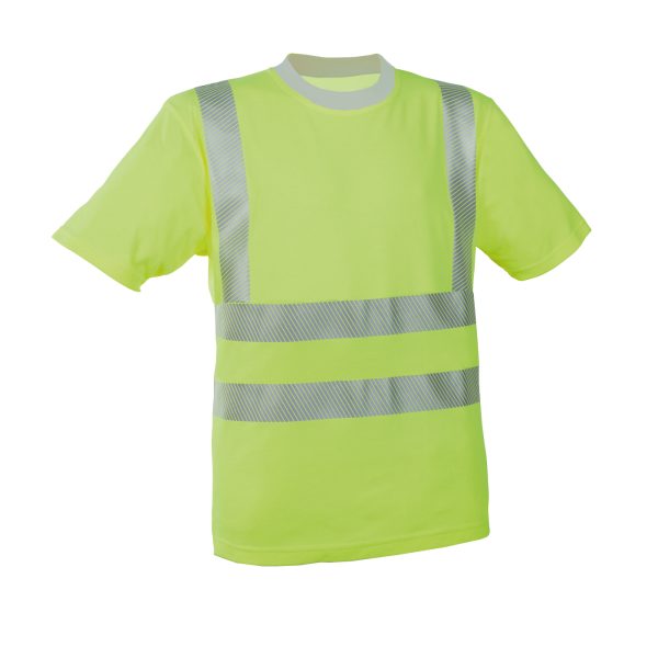 Warnschutz T-Shirt leuchtgelb EN ISO 20471 Klasse 2*RP*