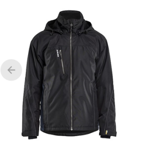 Bläkläder Leichte, gefütterte Winterjacke 4890 schwarz/grau Gr. M *RP*