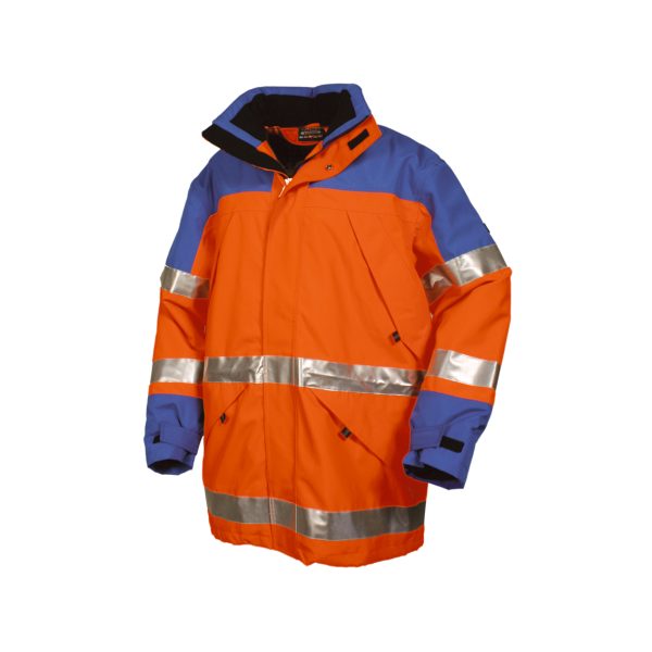 TRANEMO® Winterparka T-Tex EN471 orange/blau *RP*