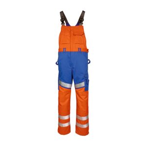 TRANEMO® Warnschutz-Latzhose HiVis 4741 orange/blau