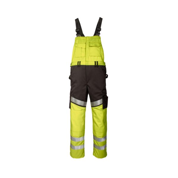 TRANEMO® Warnschutz-Latzhose HiVis 4741 gelb/grau