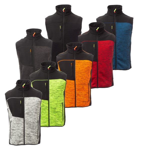 Strick-Softshell Weste *TOUR*