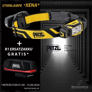 Petzl® Stirnlampe * XENA®* + R1 AKKU