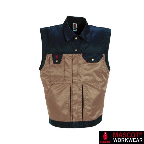 Mascot Image Winterweste TRENTO khaki/marine *RP*