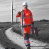 Hi-Vis Atmungsaktive Regenjacke FOX9057 – Bild 7