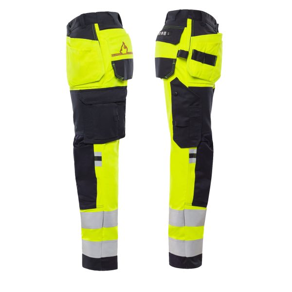 Fristads® Flamestat High Vis Stretch-Handwerkerhose, Kl.2 2167 ATHF – Bild 5