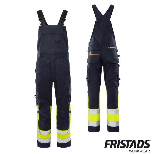 Fristads® Flamestat High Vis Stretch-Latzhose Kl.1 2168 ATHF