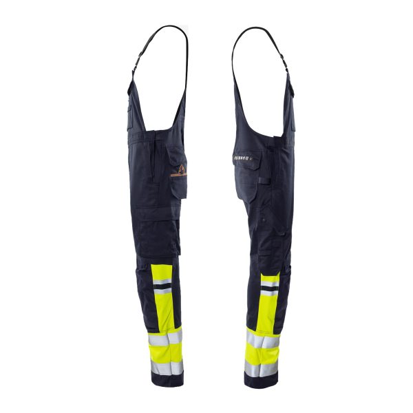Fristads® Flamestat High Vis Stretch-Latzhose Kl.1 2168 ATHF – Bild 5
