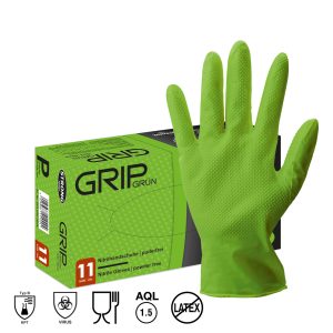 Nitril-Einweghandschuhe  *GRIP GRÜN*