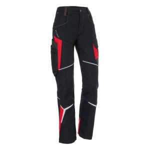 Kübler BODYFORCE Damenhose schwarz/rot