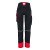 Kübler BODYFORCE Damenhose schwarz/rot – Bild 2