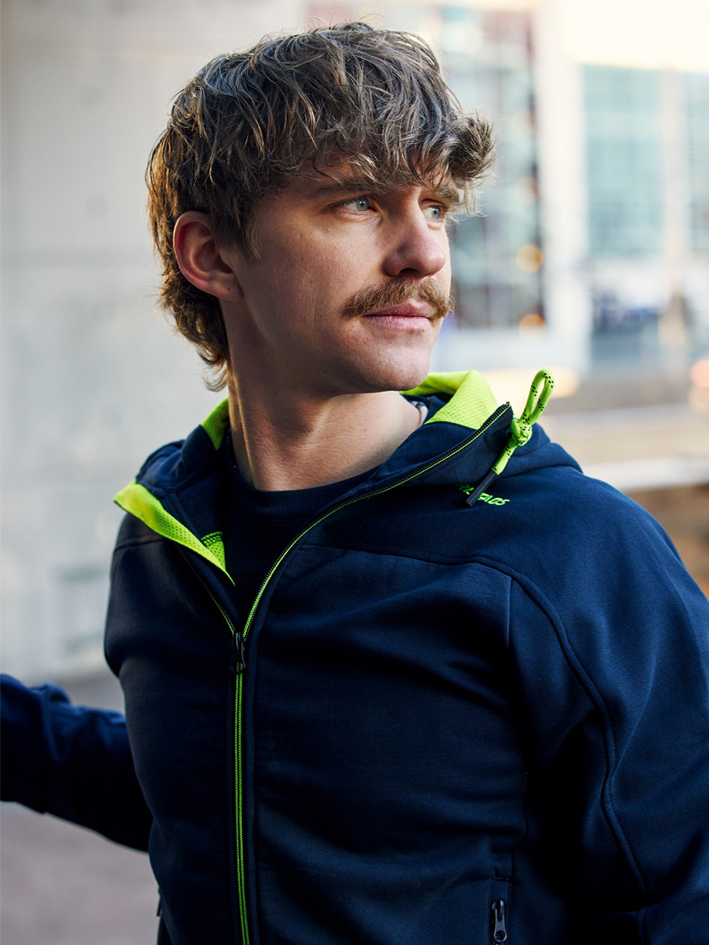 Fristads® Sweatshirt-Jacke mit Kapuze 7550 GSM – Bild 2