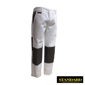 Bundhose "Standard BW" weiss/grau