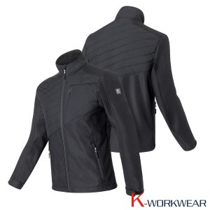 Kübler HYBRID Softshell Jacke schwarz