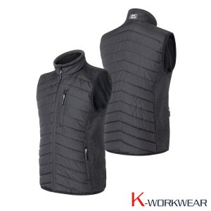 Kübler HYBRID Weste Schwarz | Dunkelgrau