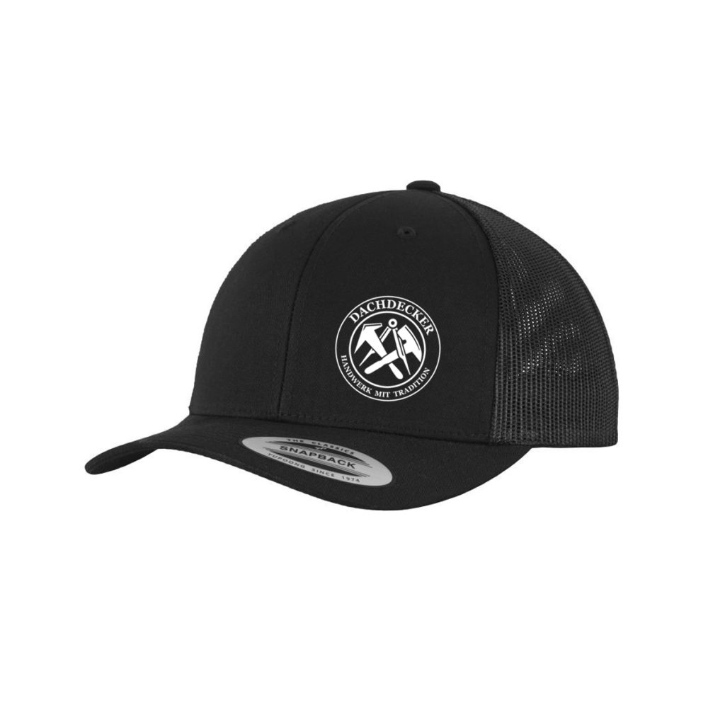 UGLYSHIRT Dachdecker Cap - Verstellbare Basecap Mit Handwerker-Design