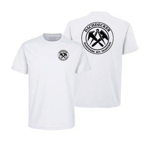 T-Shirt Zimmerer I weiss / schwarz
