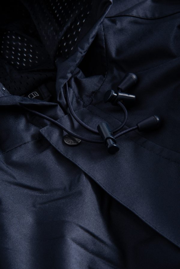 Leichte, atmungsaktive Regenjacke FOX 6048 navy – Bild 4
