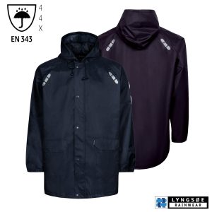 Leichte, atmungsaktive Regenjacke FOX 6048 navy