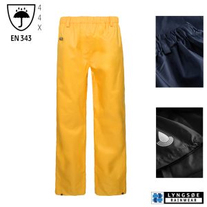 Leichte, atmungsaktive Regenhose FOX 6041 gelb