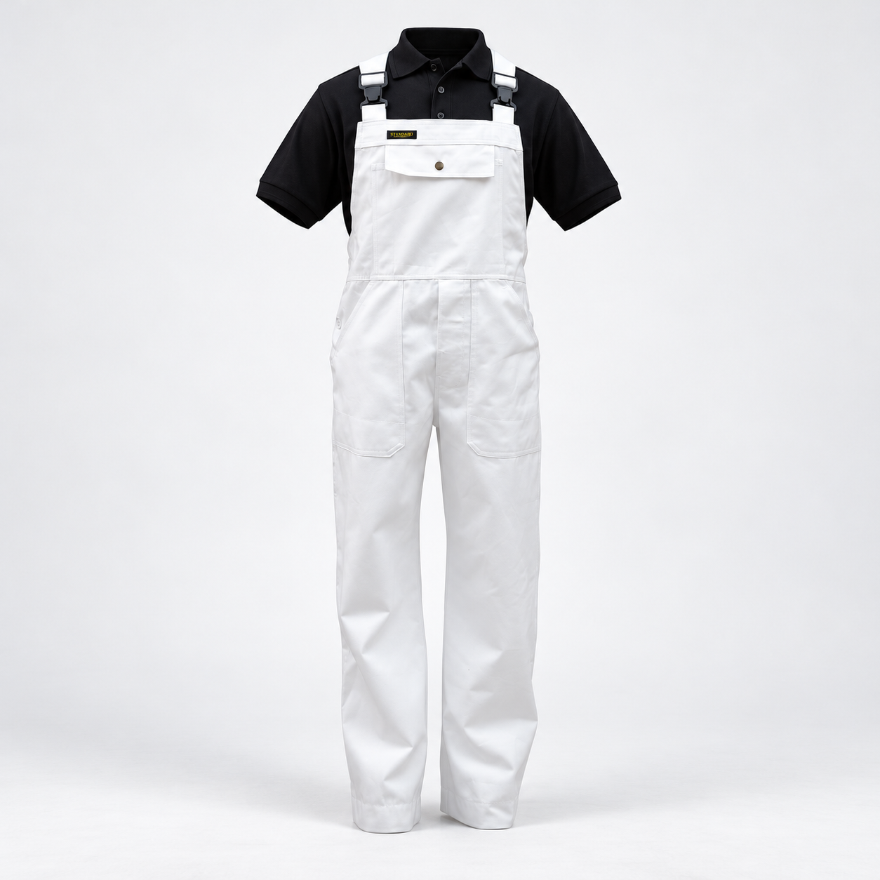 Latzhose "Standard BW" Weiss
