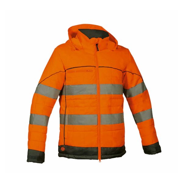 Cofra Hi-Viz Daunenjacke – Warme Warnschutzjacke mit hoher Sichtbarkeit – Bild 4