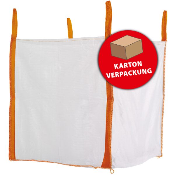 BIG BAG oben offen – 1.500 kg Tragkraft für Bau & Industrie (Karton)