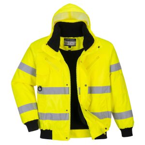 Portwest C467 Hi-Vis 3-in-1 Pilotjacke | Warnschutzjacke Gelb
