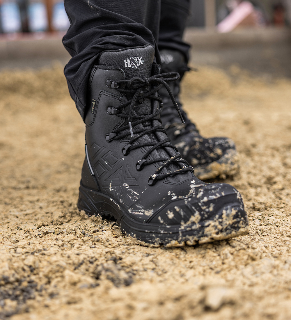 HAIX AIRPOWER XR 820 | S7 Leder-Sicherheitsstiefel GORE-TEX® | schwarz – Bild 2