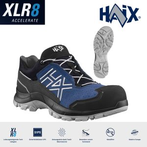 Haix® BLACK EAGLE Safety 200 S1PS metallfrei | Ultraleichter blau