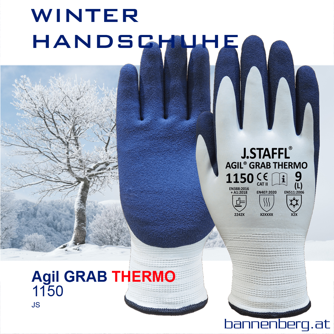Agil Grab Thermo 1150 – Winterhandschuh Kälte/Hitze, Grip