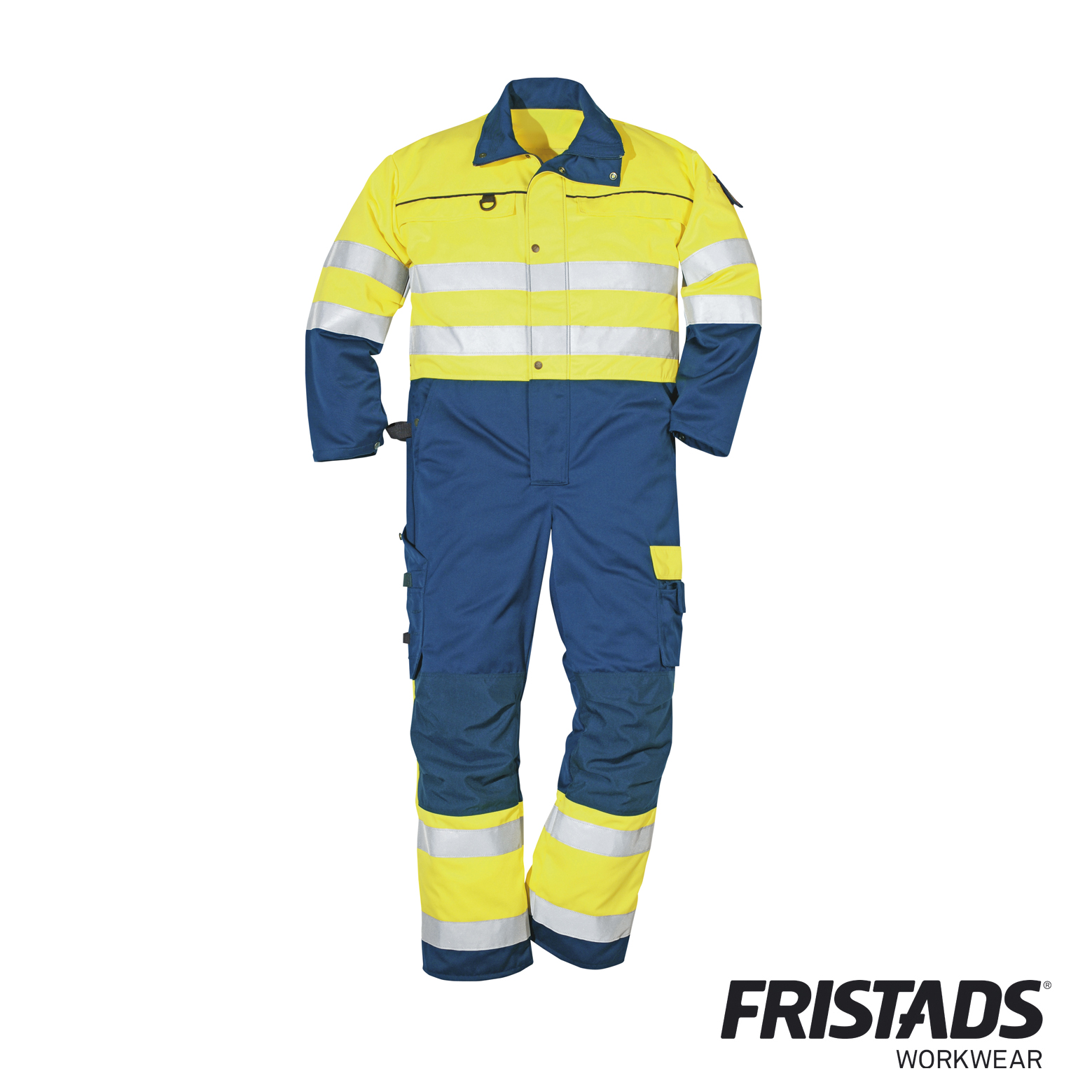 Fristads Warnschutz-Overall Klasse 3 | EN 471 | gelb/marine *RP*
