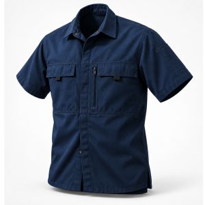 Fristads MATCH Hemd Kurzarm marineblau | Arbeitshemd 185 g/m² *RP*