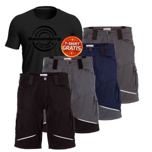 Kübler® ACTIVIQ STRETCH Shorts 2950 | Leichte Arbeitsshorts - T-shirt gratis