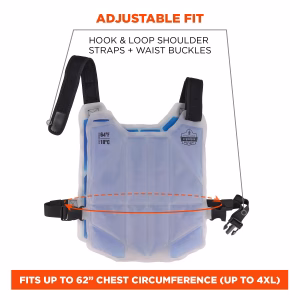Chill-Its® 6210 Kühlweste – PCM Kühlung 18 °C | Sofortige Kühlung bis 2 Std
