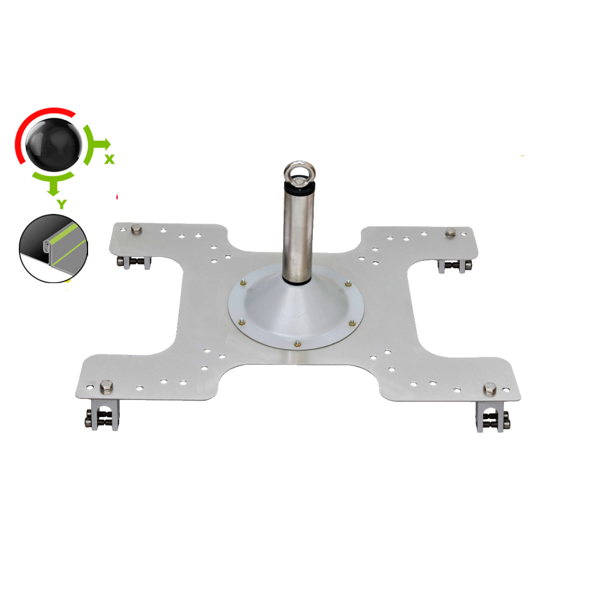 Ankerpfosten Stehfalzdach | EN795 Typ A | Energieabsorber 15 kN