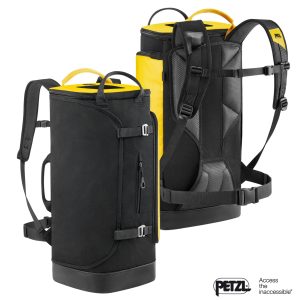 Petzl EXPERT 40 Transportsack gelb/schwarz | 40L Profi-Rucksack für Ausrüstung