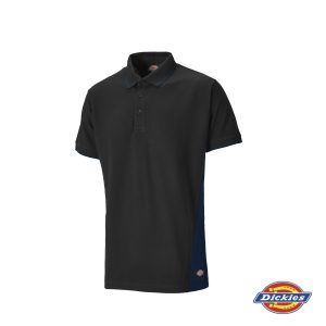 Dickies Polo-Shirt marine/schwarz | Arbeits Poloshirt 100% Baumwolle *RP*