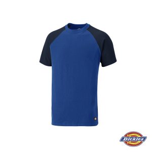 Dickies Two Tone T-Shirt blau/marine | Arbeits T-Shirt Baumwolle *RP*