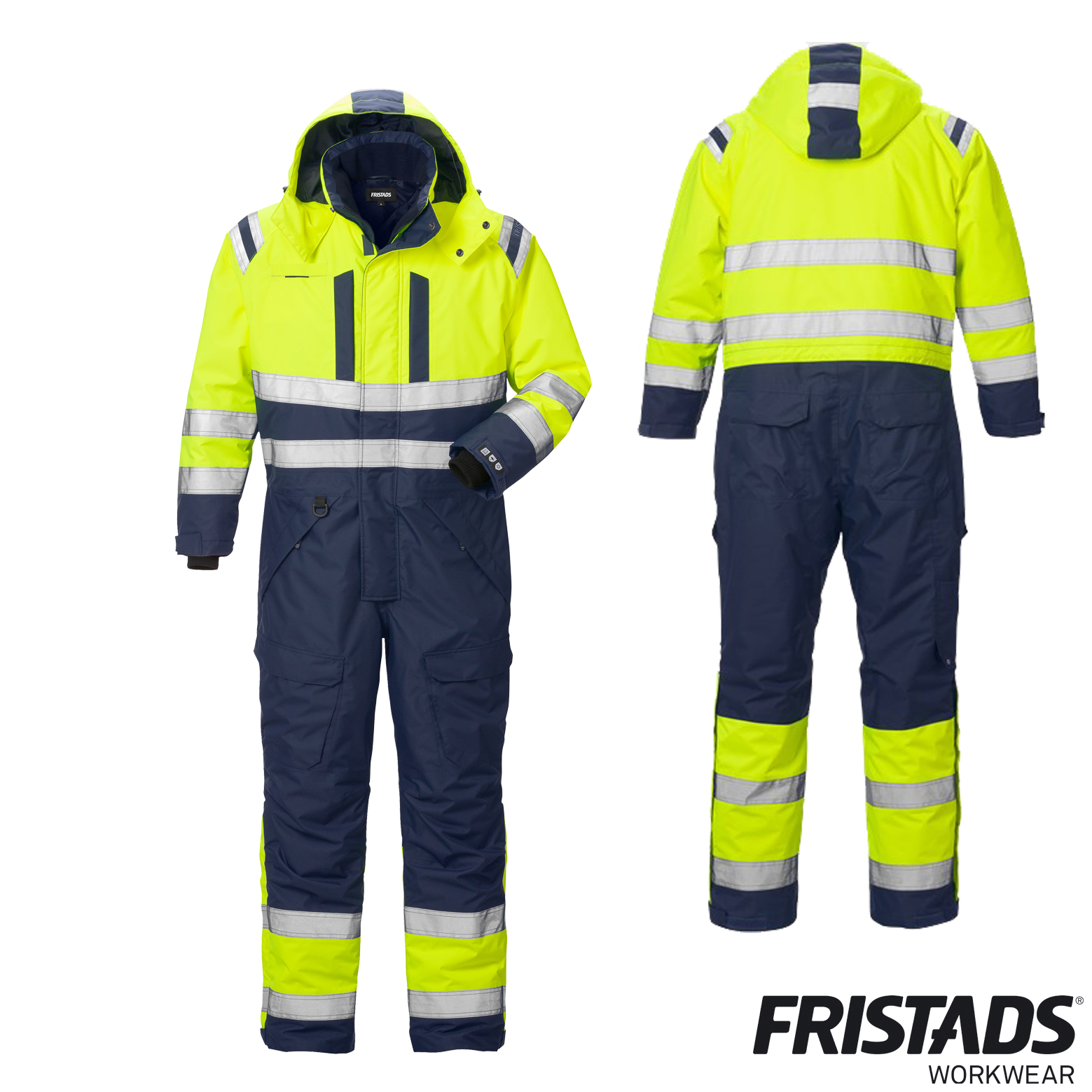 Fristads High Vis Airtech® Winteroverall 8015 GTT | Kl.3 Warnschutz – Bild 4