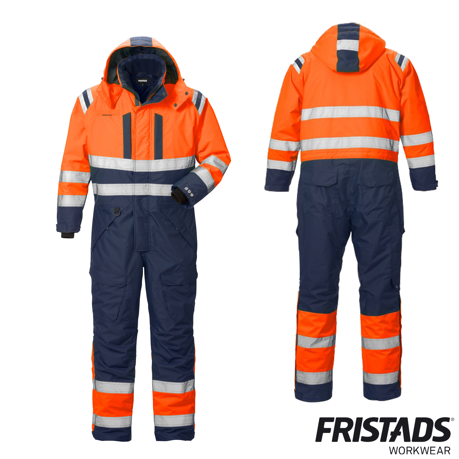 Fristads High Vis Airtech® Winteroverall 8015 GTT | Kl.3 Warnschutz – Bild 2