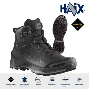 HAIX BLACK EAGLE EVO Tactical GTX mid/black – wasserdichter Einsatzstiefel