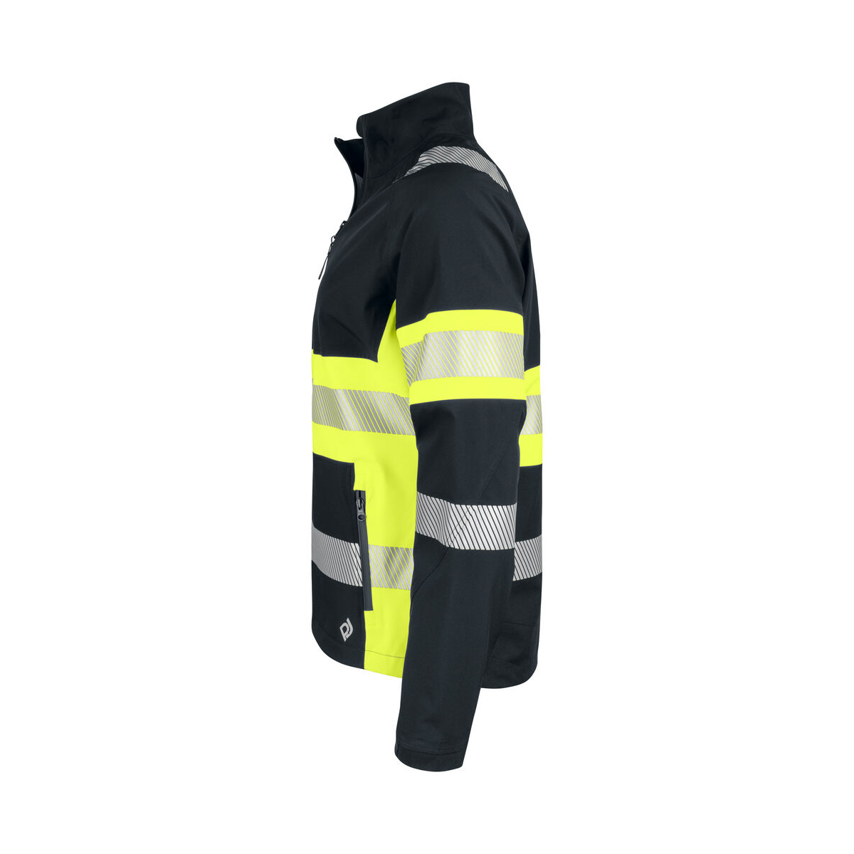 Funktionsjacke EN ISO 20471 Klasse 1 | Wind- und wasserdichte Warnschutzjacke – Bild 5