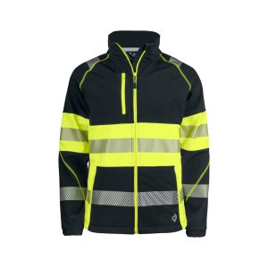 Softshell Jacke EN ISO 20471 Klasse 1 | Atmungsaktive Warnschutzjacke