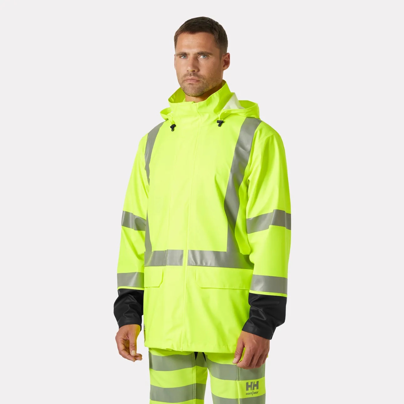 Helly Hansen Addvis Hi Vis Regenjacke | Warnschutz Klasse 2 – Bild 6