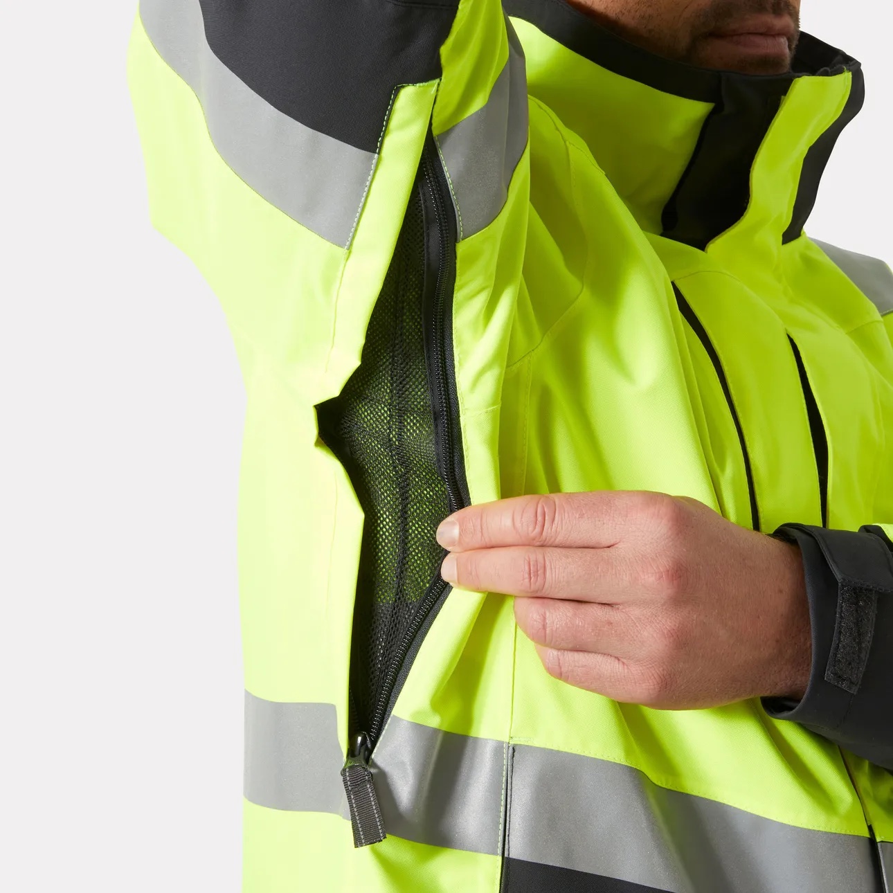 Helly Hansen Alna 2.0 Hi Vis Shelljacke | wasserdicht und hoch sichtbar – Bild 6