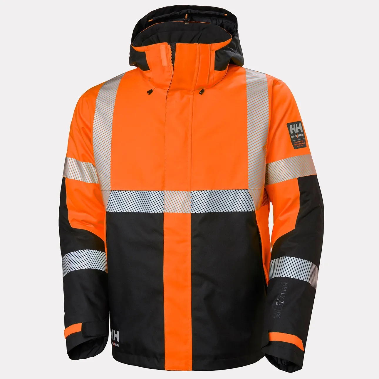 Helly Hansen ICU Hi Vis isolierte Winterjacke – Warnschutz und Wetterschutz – Bild 3