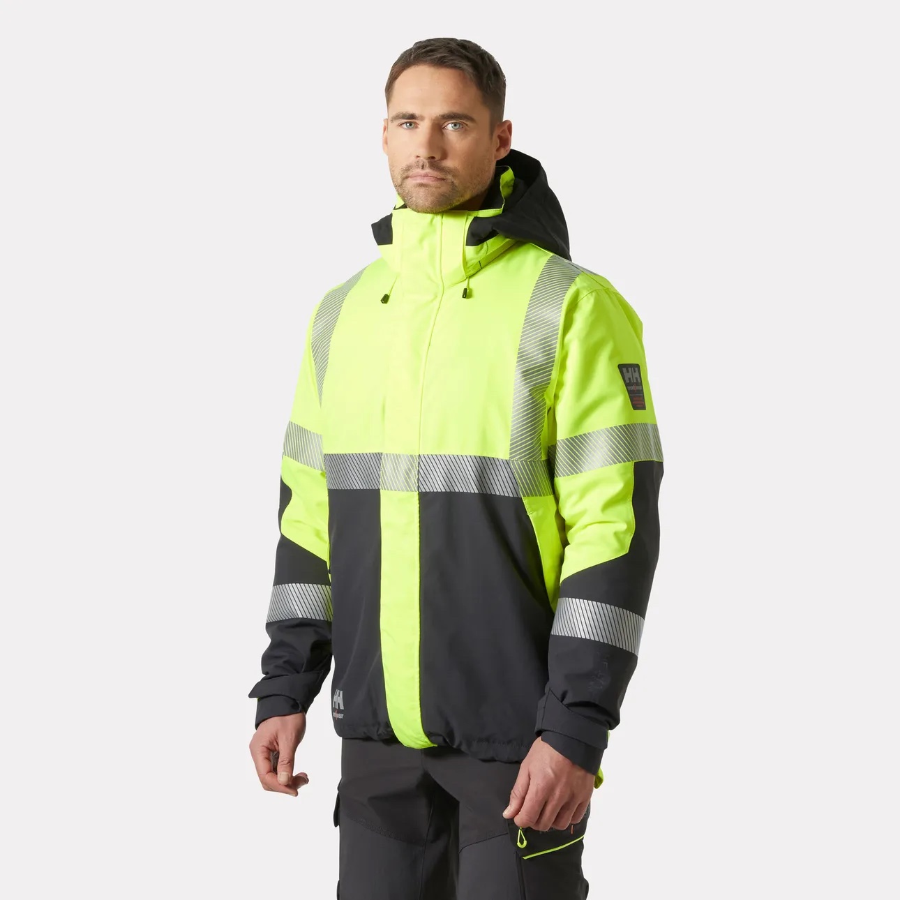 Helly Hansen ICU Hi Vis isolierte Winterjacke – Warnschutz und Wetterschutz – Bild 5